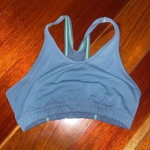 Green sports bra